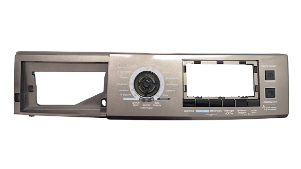 Painel De Controle Plástico Lava E Seca Midea StormWash Inverter Grafite 10,2KG LSE10X1