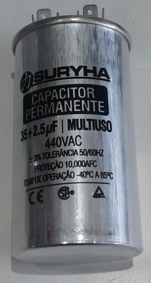 Capacitor Duplo 35+2,5MF 440V