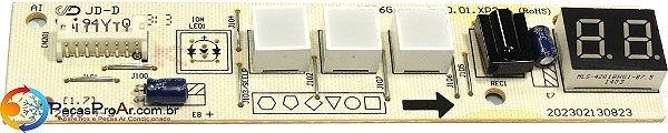 Placa Display Springer Admiral Split Hi-Wall 12.000Btu/h 42RYQC12A5