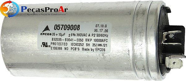 Capacitor 35/10MF 380V