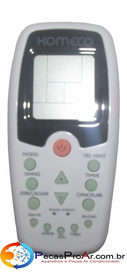 Controle Remoto Komeco Ambient ABS07QC2LX