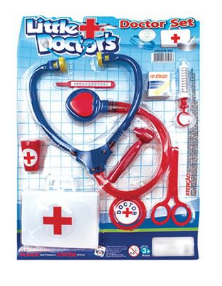 Conjunto Little Doctor: Kit Médico Infantil 9 Peças Divertidas