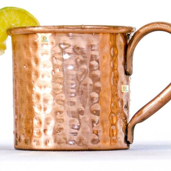 Caneca De Cobre Martelada 340 Ml