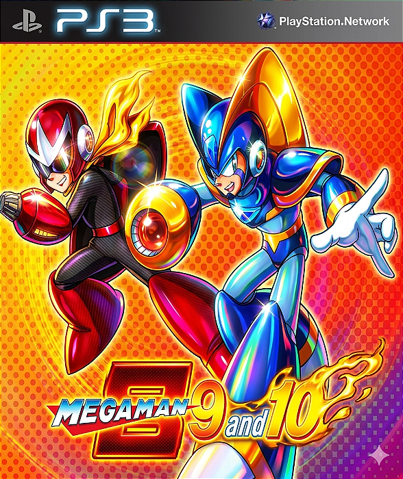Mega Man 9 e 10 combo Ps3 (PS2 Classic) PSN mídia digital