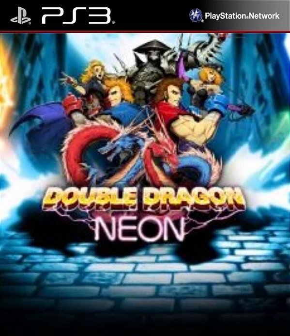 Double Dragon Neon Jogos Ps3 PSN Digital Playstation 3