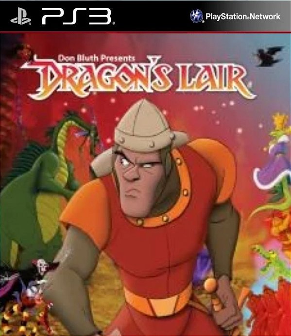 Dragons Lair 1 Ps3 Psn Mídia Digital
