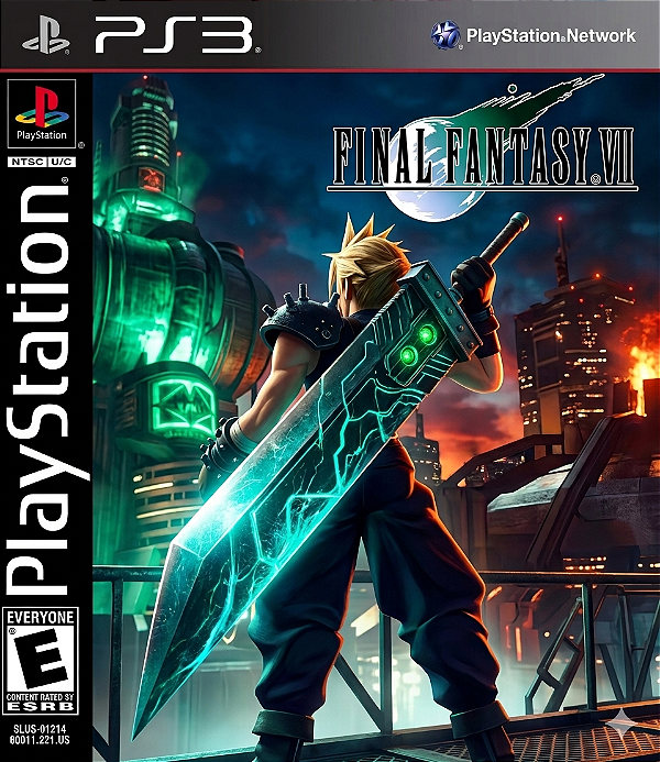 Final Fantasy VII (Clássico Ps1) Ps3 Psn Mídia Digital