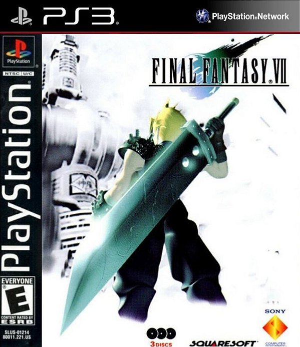 Final Fantasy VII (Clássico Ps1) Ps3 Psn Mídia Digital kalangoboygames