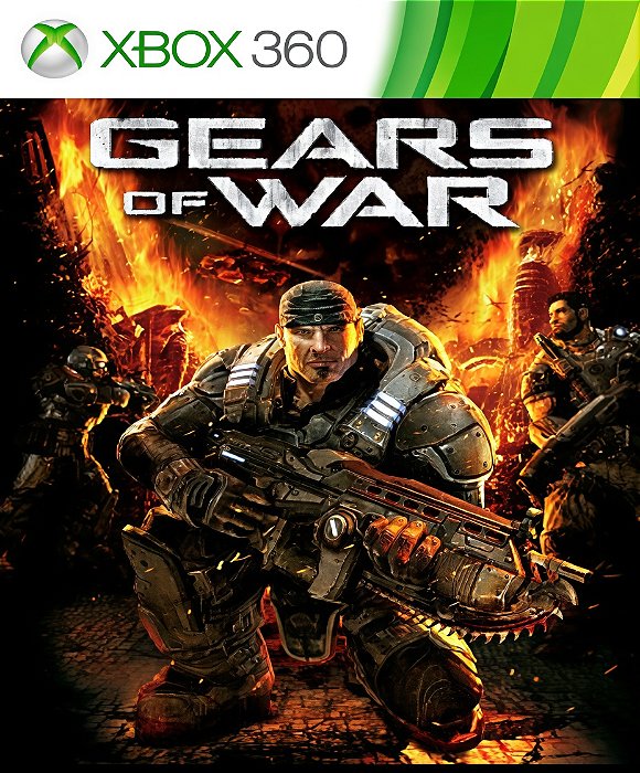 Gears of War 1 Xbox 360 Xbox Live Mídia Digital