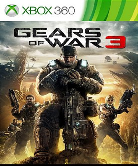 Gears of War 3 Xbox 360 Xbox Live Mídia Digital