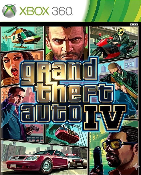 Grand Theft Auto IV GTA 4 Xbox 360 Xbox Live Mídia Digital
