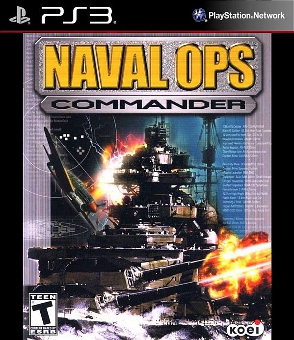 Naval Ops Commander (Clássico Ps2) Ps3 Psn Midia Digital