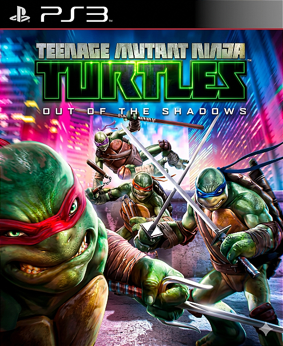 Tartarugas Ninjas: Turtles Out of the Shadows Ps3 Psn Mídia Digital
