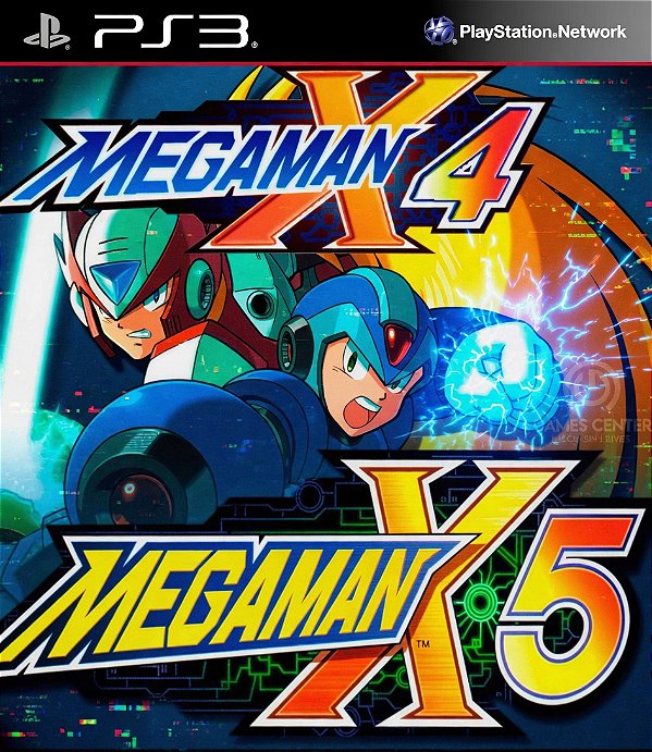 Mega Man X4 e X5 Coleção Ps3 Psn Midia Digital