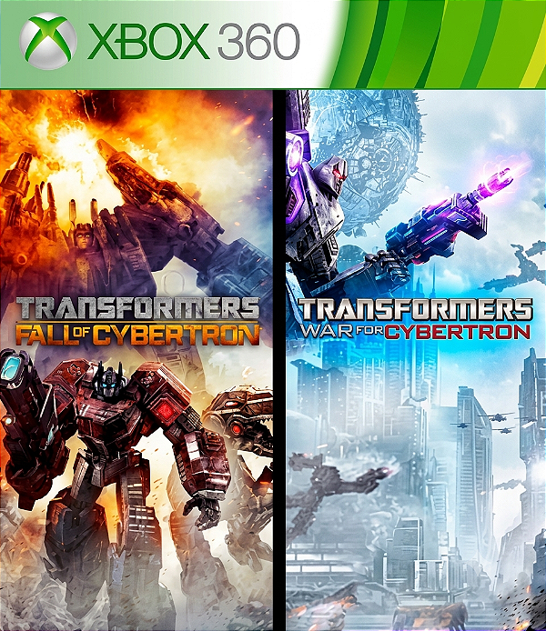Transformers Fall Of Cybertron e War For Cybertron Xbox 360 Xbox live Mídia Digital