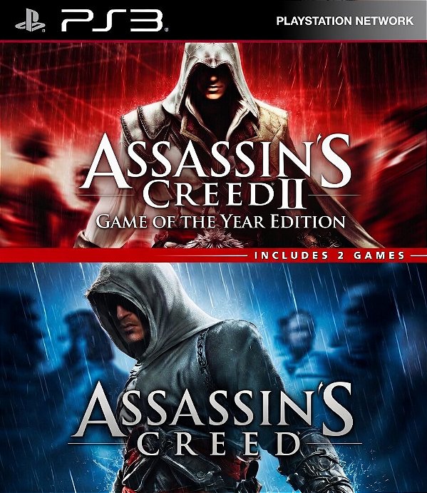 Assassin's Creed 1 e 2™ Dual Pack Ps3 Psn Mídia Digital