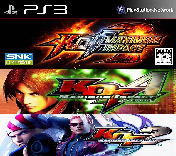 The King Of Fighters - Maximum Impact PACK 3em1 Ps3 Psn Midia Digital