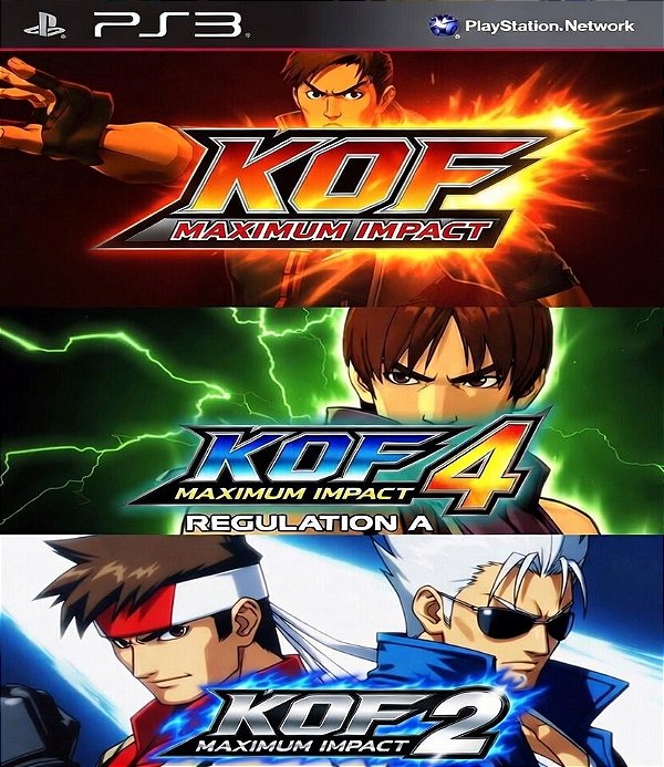 The King Of Fighters - Maximum Impact PACK 3em1 Ps3 Psn Midia Digital