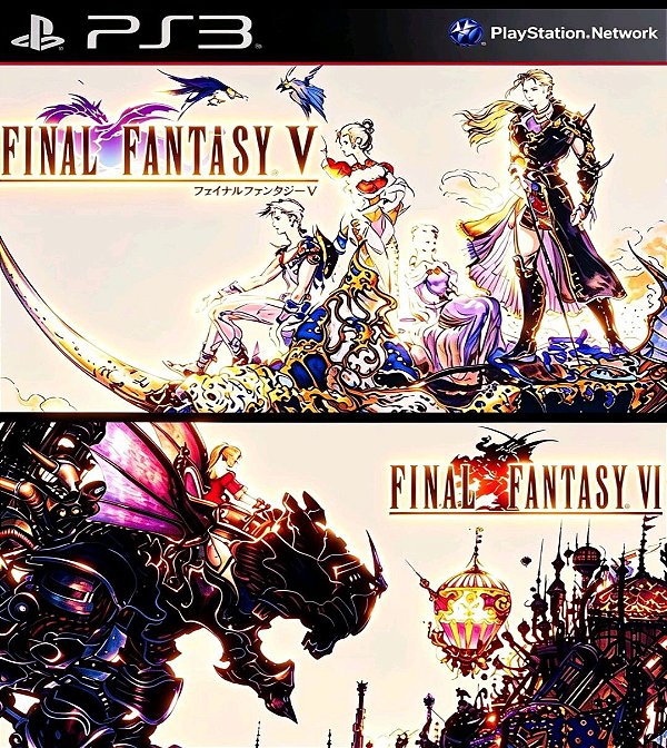 Final Fantasy V e VI (Clássico Ps1) Ps3 Psn Mídia Digital
