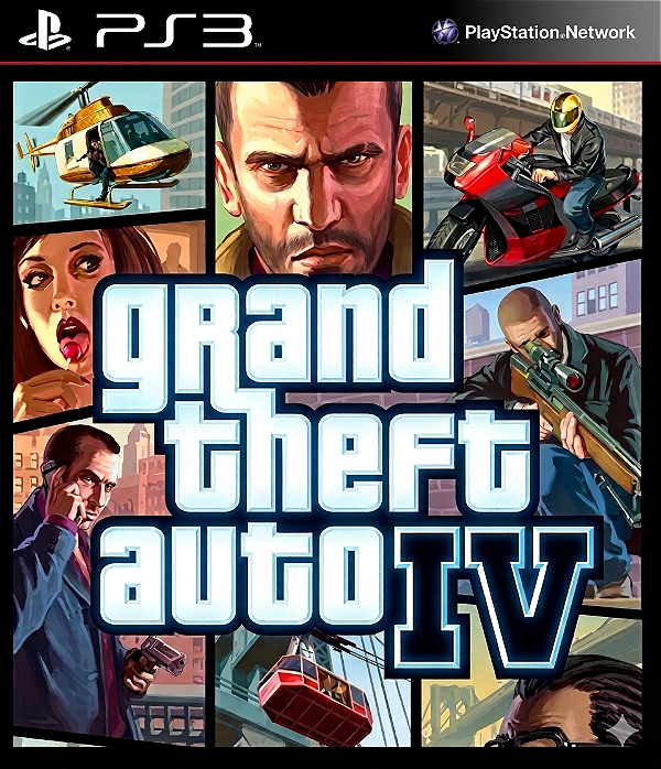 Grand Theft Auto 4 (GTA 4) Ps3 Psn Mídia Digital