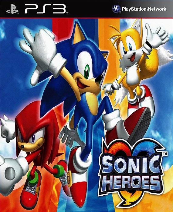 Sonic Heroes Ps3 (Ps2 Clássico) Psn Mídia Digital