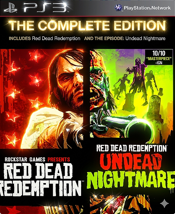 Red Dead Redemption E Undead Nightmare Ps3 Psn Mídia Digital