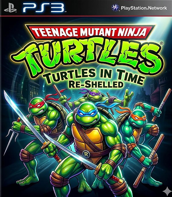 Tartarugas Ninjas: Turtles in Time Re-Shelled Ps3 Psn Mídia Digital