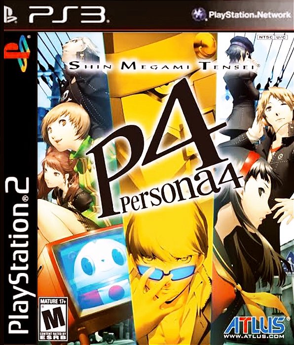 Jogo Shin Megami Tensei: Persona 4 - Ps2