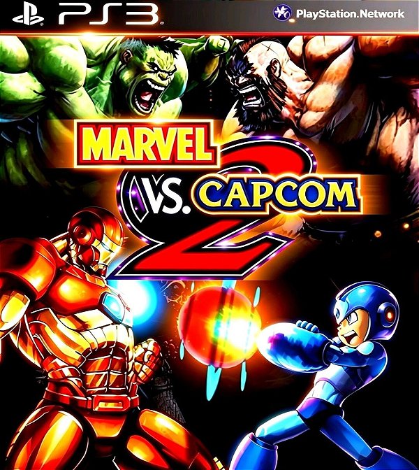 Marvel vs Capcom 2 Ps3 (clássico ps2) Psn Mídia Digital