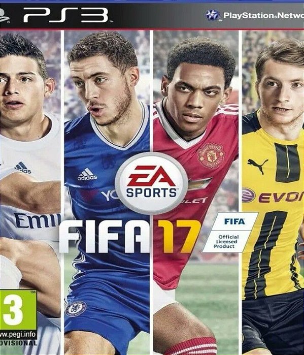 EA SPORTS FIFA 17 Mídia Digital Ps3 - kalangoboygames