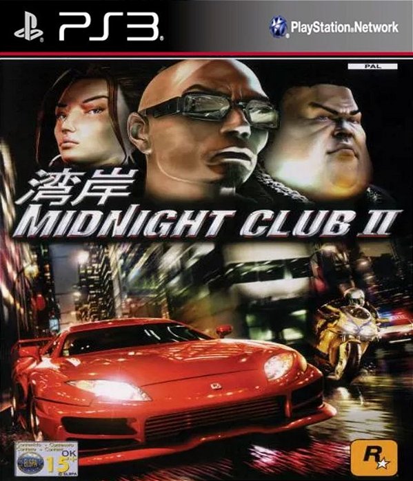 Midnight club II (PS2 Classic) Ps3 Psn Mídia Digital