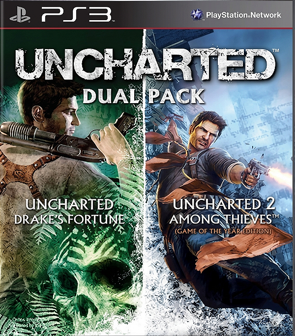 UNCHARTED 1 e 2™ Dual Pack Ps3 Psn Mídia Digital