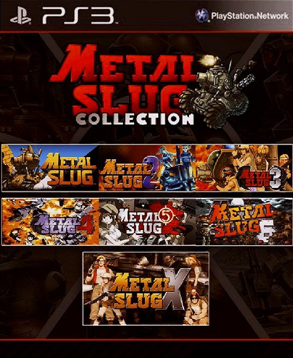 Metal Slug anthology (coleção 7 em 1) Ps3 Psn Mídia Digital -  kalangoboygames