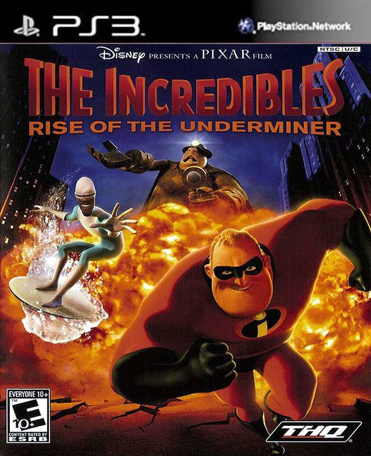 Os Incriveis Rise Of The Underminer (Ps2 Classic) Ps3 Psn Midia Digital