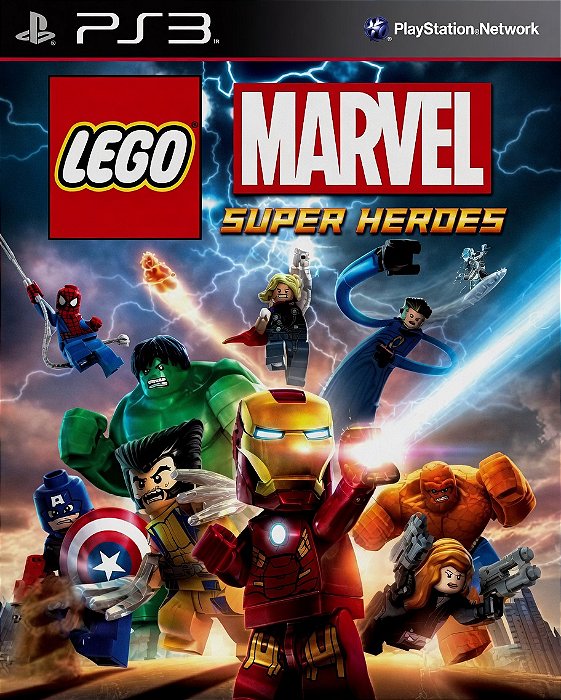 Lego Marvel Super Heroes Ps3 Psn Mídia Digital