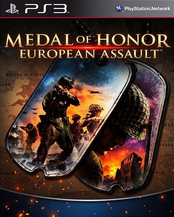 Medal of Honor European Assault Ps3 (ps2 clássico) Psn Mídia Digital