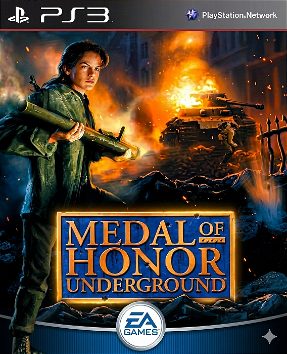 Medal of Honor Underground Ps3 (ps1 clássico) Psn Mídia Digital