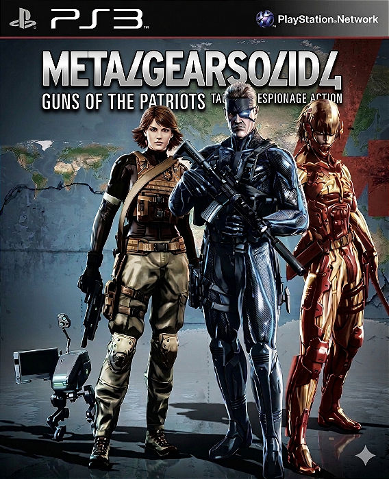 Metal Gear 4 - Guns Of The Patriots Ps3 Psn Mídia Digital
