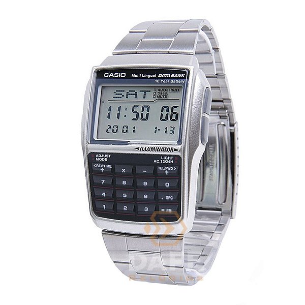 Relogio casio calculadora prata Clearance