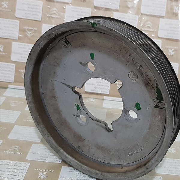 Polia Virabrequim Da Correia Micro V Citroen C3
