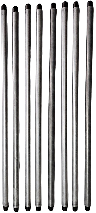 JOGO 8 VARETAS TUCHO DE VALVULA 280MM VW 1300 1500 1600 APLIC 579