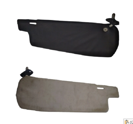 QUEBRA SOL LADO DIREITO GOL 81/84 PRETO COM CINZA COM DETALHE 3058575522