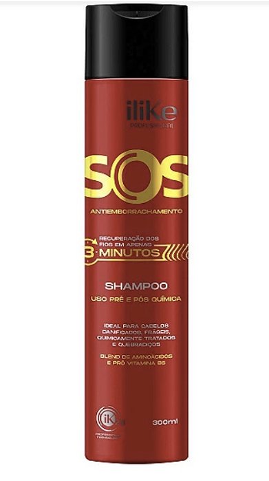 ILIKE PROFESSIONAL - SOS Shampoo Antiemborrachamento 300ml - Vegano