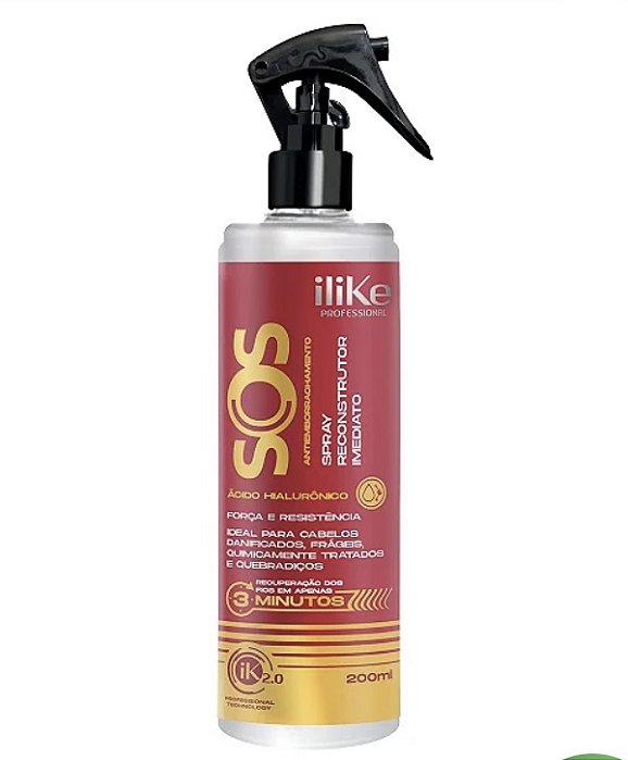 ILIKE PROFESSIONAL - SOS Spray Reconstrutor 200ml - Vegano