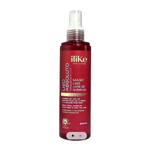 ILIKE PROFESSIONAL - Liso Absoluto Fluido Termoativado 200ml - Vegano