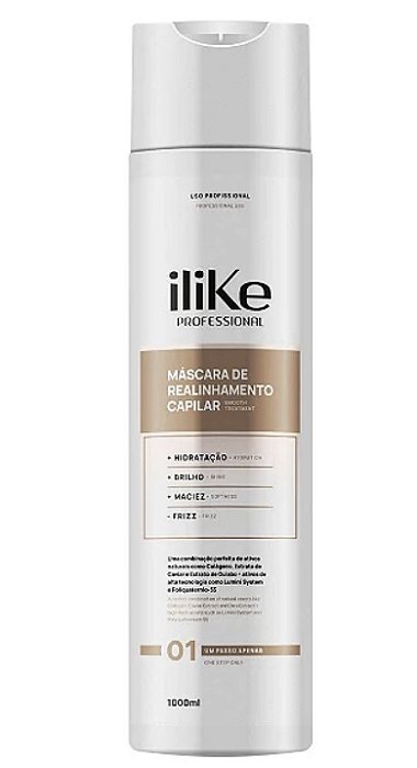 ILIKE PROFESSIONAL - Máscara de Realinhamento Capilar 300ml - Vegano
