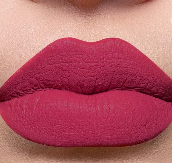 VIZZELA - Batom Bala Matte Cor 05 Livre Rosa Pink Fechado - Vegano Sem Parabenos