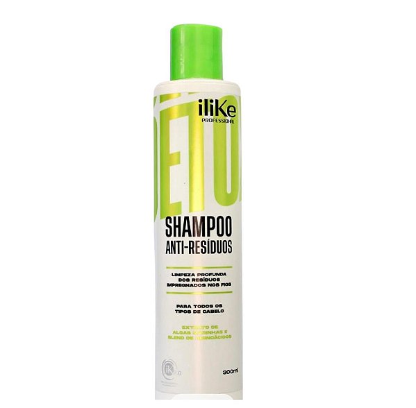 ILIKE PROFESSIONAL - DETOX Shampoo Anti-resíduos 300ml - Vegano