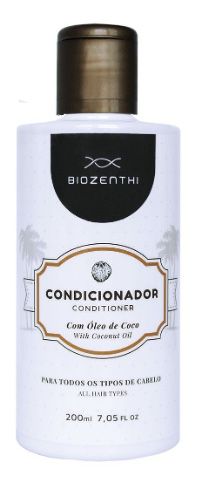 BIOZENTHI - Óleo de Coco Condicionador 200ml - Vegano Sem Glúten