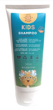 BIOZENTHI - Gato Divino Kids Infantil Shampoo 200ml - Natural Vegano Sem Glúten